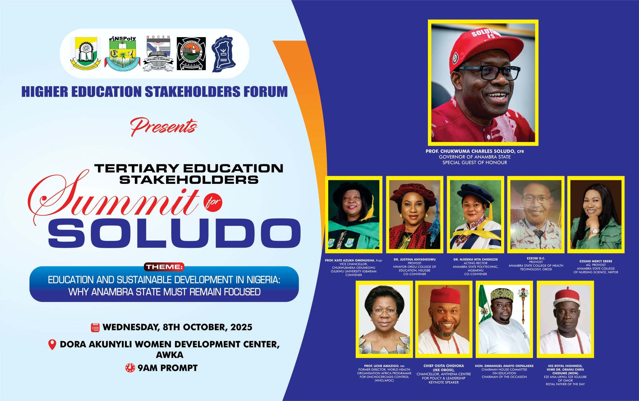 Tertiary Education Stakeholders Summit for Soludo